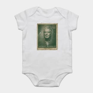 Anthony Engraved Style Baby Bodysuit